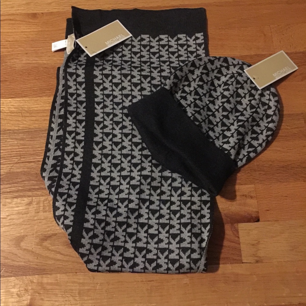 Michael Kors scarf and hat